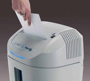 KOBRA +1 SS7 Professional Small Office Strip Cut Shredder; Shreds up to 27 Sheets of Paper at a Time, CDs, DVDs and Credit Cards; Carbon Hardened Cutting Knives Unaffected by Staples and Clips