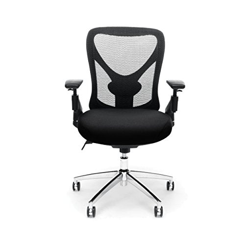 OFM 257-BLK 24-Hour Big & Tall Mesh Chair, black Office Chair, 36" Height, 28" Wide, 27" Length