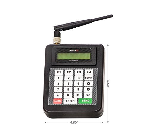 Paging Shop AlphaTXT Staff Paging System (Set of 12 Pagers) with Software Included