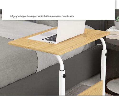 MaGiLL Adjustable Mobile Bed Table Laptop Stand with Tablet Slot