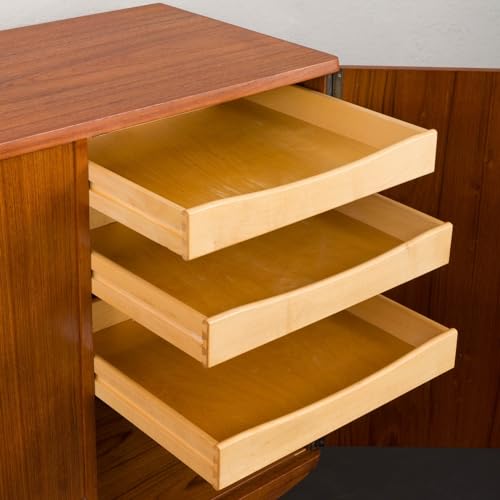 Lschool Johannes Andersen Teak Credenza Highboard, Denmark 1960s