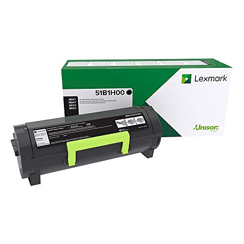 Lexmark 51B1H00 MS417dn MX417de MS517dn MX517de MS617dn MX617de High Yield Return Program Cartridge Toner,Black