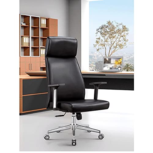 BKWJ Executive Managerial Office Chair with High Backrest and Fixed Armrests