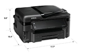 Epson WorkForce WF-3520 Wireless All-in-One Color Inkjet Printer, Copier, Scanner, 2-Sided Duplex, ADF, Fax. Prints from Tablet/Smartphone. AirPrint Compatible (C11CC33201)