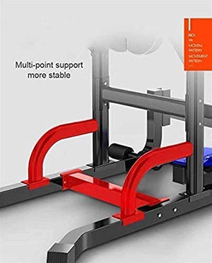 DSWHM Fitness Equipment Strength Training Equipment Strength Training Dip Stands Multifunction Shaving Bars Free Stand 8 Gears Height Adjustment for Gym Equipment for Training in The Gym Eternal