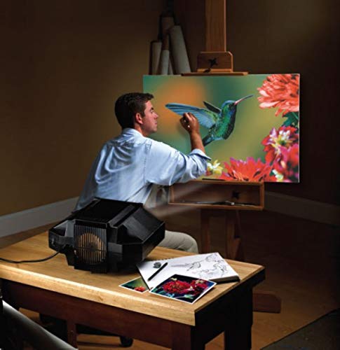 Artograph Art Projector & Lens Set, Opaque Prism Series - 500-Watt Photo Quality Projector w/ 7 x 7 Inch Top Loading Copy Area & Super Clarity Lens (230 mm f/4.5)