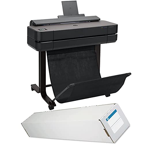 HP DesignJet T650 Large Format Plotter Printer, 24&quot Plotter Paper Roll 24" x150'
