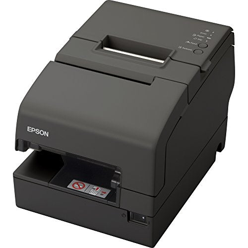 Epson C31CB25A8761 TM-H6000IV Multifunction Printer, 9 Pin, Without MICR, Drop in Validation, Parallel and USB Interfaces, Without PS-180, Dark Gray