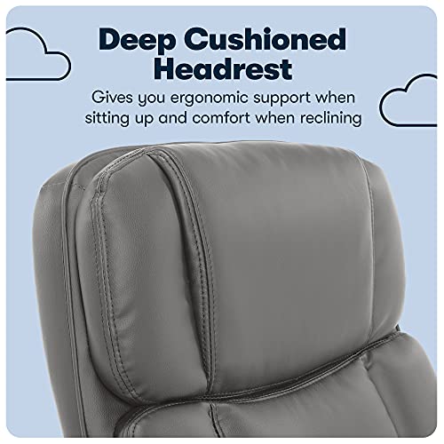 Serta Fairbanks Big and Tall High Back Executive Office Gaming Chair, Gray
