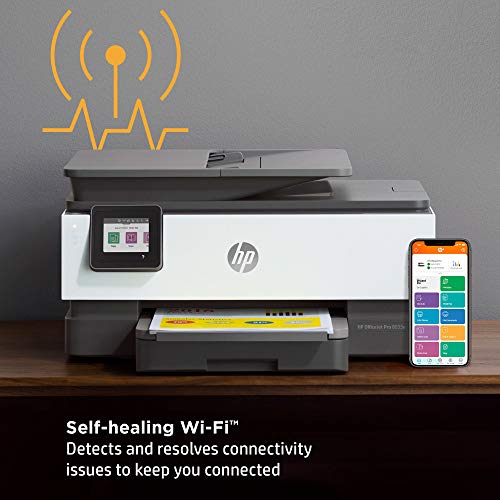 HP OfficeJet Pro 8035e All-in-One Wireless Color Printer (Basalt) for home office, with 12 months Instant Ink with HP+ (1L0H6A)