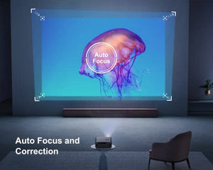 WiMiUS 4K WiFi Projector with Auto Focus & Bluetooth 5.2