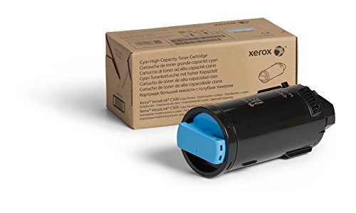 Genuine Xerox Cyan High Capacity Toner-Cartridge (106R03863) - 5,200 Pages for use in VersaLink C500/C505, High Yield