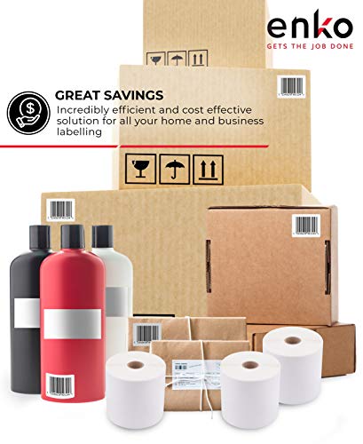(48 Rolls, 21,600 Labels) 4 x 6" Direct Thermal Address & Shipping Labels (4 x 6") Compatible for Zebra 2844 ZP-450 ZP-500 ZP-505, Eltron, Neatoscan