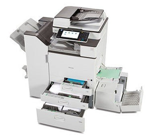 Ricoh Aficio MP C4503 Color Multifunction Copier- A3, 45 ppm, Copy, Print, Scan, 2 Trays and Stand (Renewed)