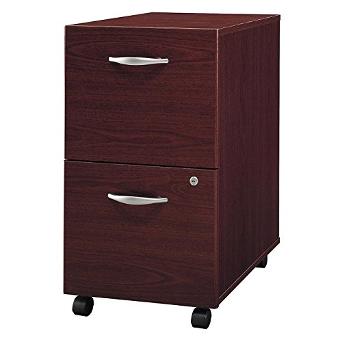 Bush Business Furniture Series C 2 Drawer Mobile File Cabinet in Mahogany
