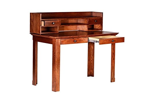 Forest Designs Traditional Hutch, 48" W x 12" H x 10" D, Whitewash Oak