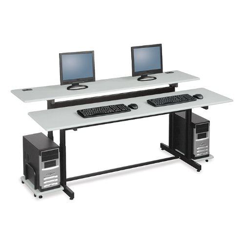 Balt Split Level Workstation - 72X36x25.6 to 31.6"