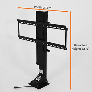 Touchstone Valueline Smart Motorized TV Lift-Floor Stand Rolling Cart for 32-70" TVs - 39" Height Travel - Alexa/Wifi - 30006