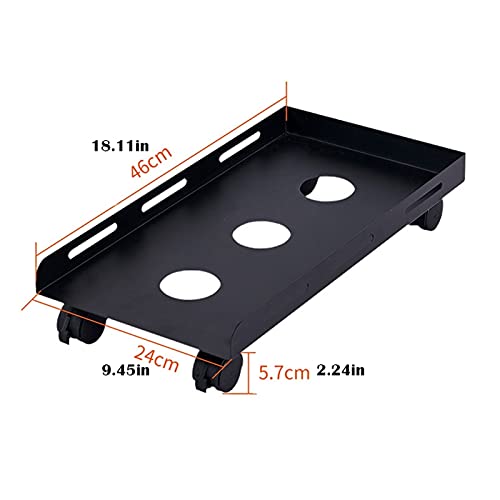 Computer Tower Stand with Protective Sides and CPU Holder - Small Size