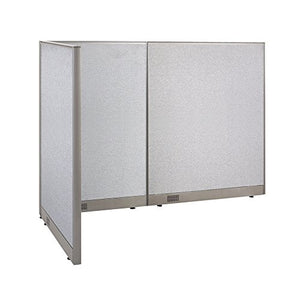 GOF Freestanding L Shaped Office Partition - Large Fabric Room Divider Panel, 36" D x 78" W x 60" H