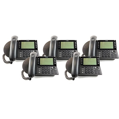 Mitel ShoreTel IP 480G Gigabit IP Telephone (10577) Multi-Pack - 5 Phones (Renewed)