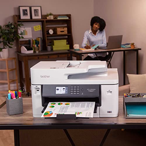 Brother MFC-J5340DW Color Inkjet All-in-One Printer | 11”x17 (Ledger) Printing