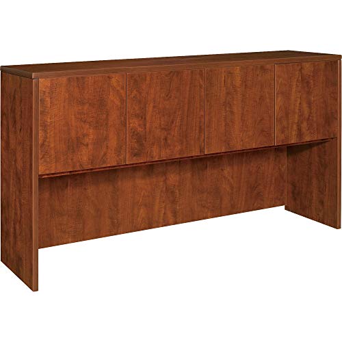 Lorell Hutch with Doors, 66 by 15 by 36-Inch, Cherry