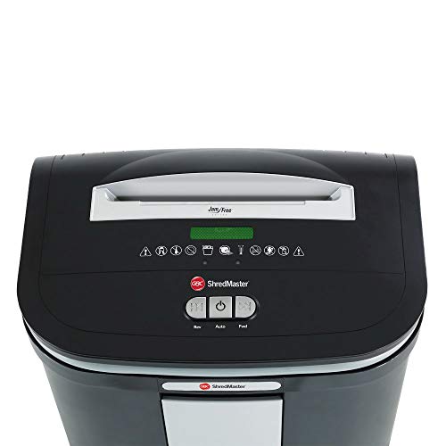 GBC Paper Shredder, ShredMaster, Jam Free, 12 Sheet Capacity, Micro-Cut, 1-5 Users, SM12-08 (1758496)