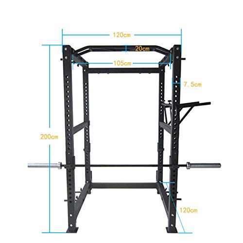 novi Power Rack, Comprehensive Training Weight Rack Multifunction Strength Training Home Sports Fitness Equipment