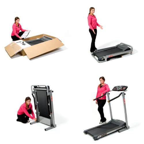 Exerpeutic TF900 High Capacity Fitness Walking Electric Treadmill, 350 lbs