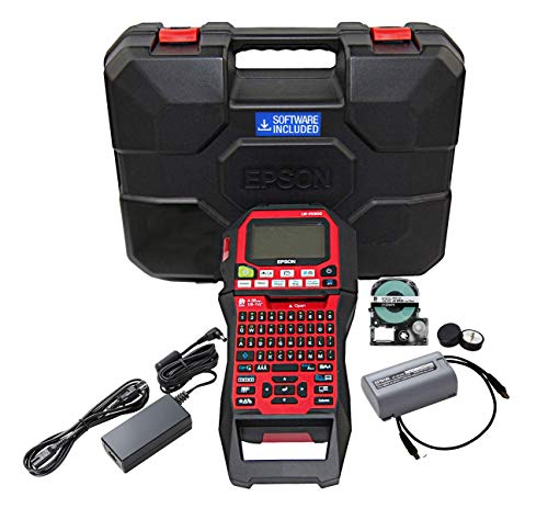 LABELWORKS Custom Car Guy Labeling Bundle - LW-PX900PCD Industrial Label Maker Kit, 211STBWPX Tape Cartridge - Black on White Shrink Tube Industrial Label Maker Tape, 218VTBWPX Tape Cartridge - Black