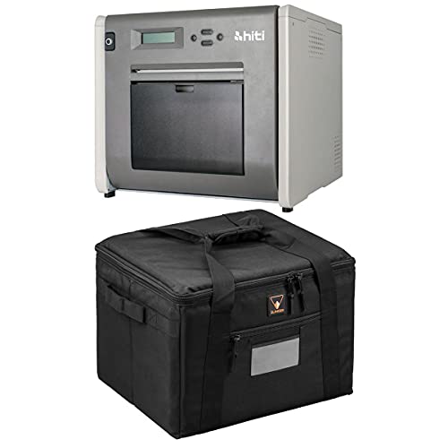 HiTi P525L Compact Dye Sub Photo Printer - with Slinger Padded Printer Carrying Case