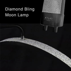 Atlas View Diamond Bling LED Floor Light for Estheticians, Tattoo Artists, and Facialists