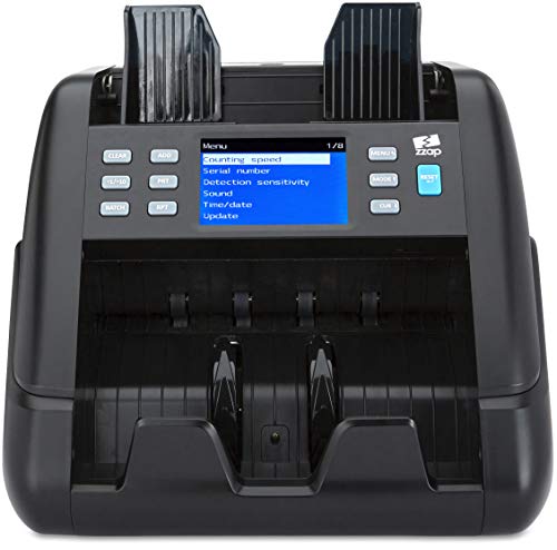 ZZap Bill Value Counter & Counterfeit Detector - Money Cash Currency Machine (NC55)