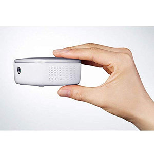 Samsung Smart Beam Portable Mini Projector (SSB-10DLFN08 Silver) Wi-Fi Connection, Screen Mirroring (Samsung Smart View App), 4000mAh Battery