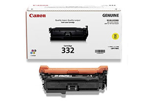 Canon Genuine Toner, Cartridge 332 Yellow (6260B012), 1 Pack, for Canon Color imageCLASS LBP7780Cdn Laser Printer