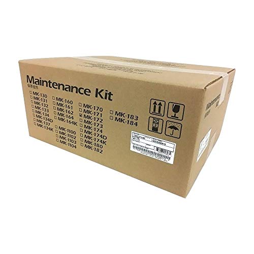 Kyocera 1702LZ7US0 Model MK-172 Printer Maintenance Kit - Compatible with Kyocera P2135d, Kyocera FS-1320D and FS-1370DN Printers - Up To 100000 Pages Lifespan