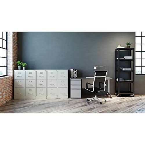 Lorell Fortress Vertical File Cabinet, Gray