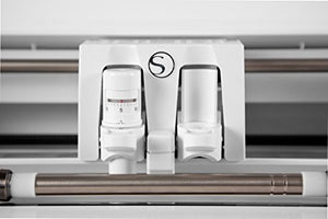 Silhouette Wireless Cutting Machine-AutoBlade-Dual Carriage-Studio Software, 12, Cameo 3-Classic White Edition