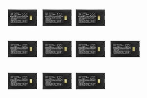 XSPLENDOR XSP Battery (10 Pack) for Crestron TSR-302 Handheld Touch Screen - 1800mAh
