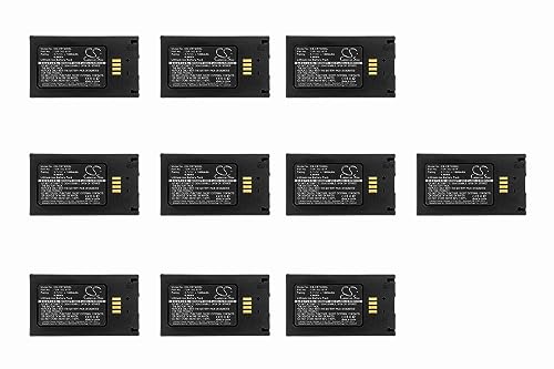 XSPLENDOR XSP Battery (10 Pack) for Crestron TSR-302 Handheld Touch Screen - 1800mAh
