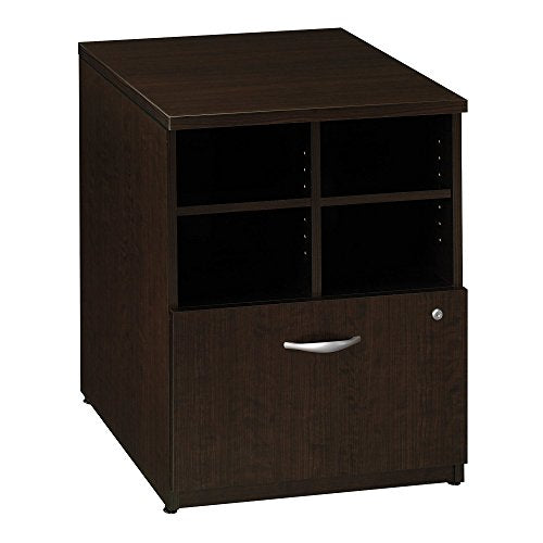Bush Business Furniture Series C Collection 24W Piler Filer in Mocha Cherry