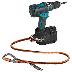 Tool Tethering Kit for Carpenter, Includes Tool Lanyards and Attachments for Tape Measure and Power Tools, Ergodyne Squids 3183