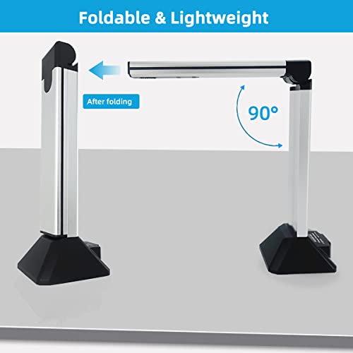 ZSEEWCAM S213AF Document Camera for Teachers with Light, USB Visualiser A3-Size - Mac, Windows, Chromebook Compatible