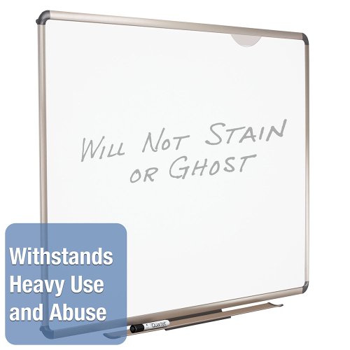Quartet Euro Prestige Premium Magnetic Duramax Porcelain Total Erase Dry-Erase Board, 4 x 3 Feet, Aluminum/Titanium Finish Frame (P564T)