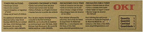Okidata 43865719 C6150 MC560 Toner Cartridge (Cyan) in Retail Packaging