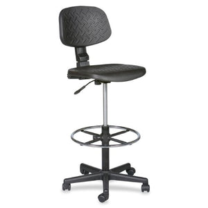 Balt Trax Adjustable Stool, 18-1/2-Inch by 18-1/2-Inch by 37 to 47-Inch, Black