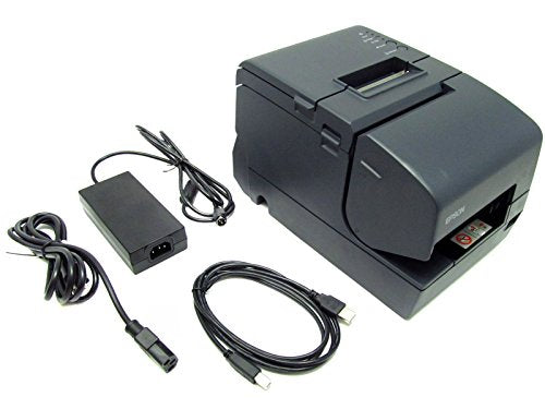 Epson C31CB25015 TM-H6000IV Multifunction Printer, 9 Pin, Without MICR, Without Endorsement and Drop in Validation, Serial and USB Interfaces, Dark Gray