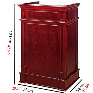 ZEELYDE Acrylic Lectern Podium Stand, Modern Pulpit Host Table - Hotel Welcome, Speech, Guest, Report Table #1