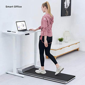 Folding Treadmill, Walkingpad Ultra Slim Foldable Treadmill Smart Fold Walking Pad Portable Safety Non Holder Gym and Running Device P1 Grey 0.5-3.72MPH